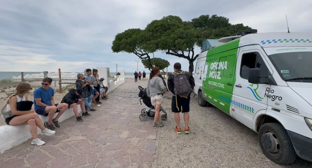El próximo lunes el móvil volverá a Las Grutas. Foto: Gobierno de Rio Negro. 