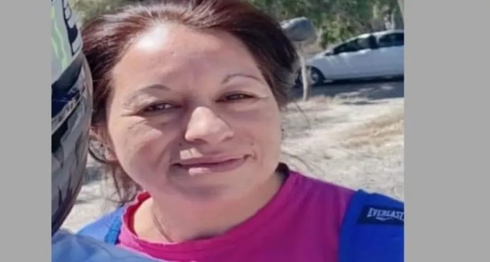 La foto de la mujer desaparecida, proporcionada por la policía. 