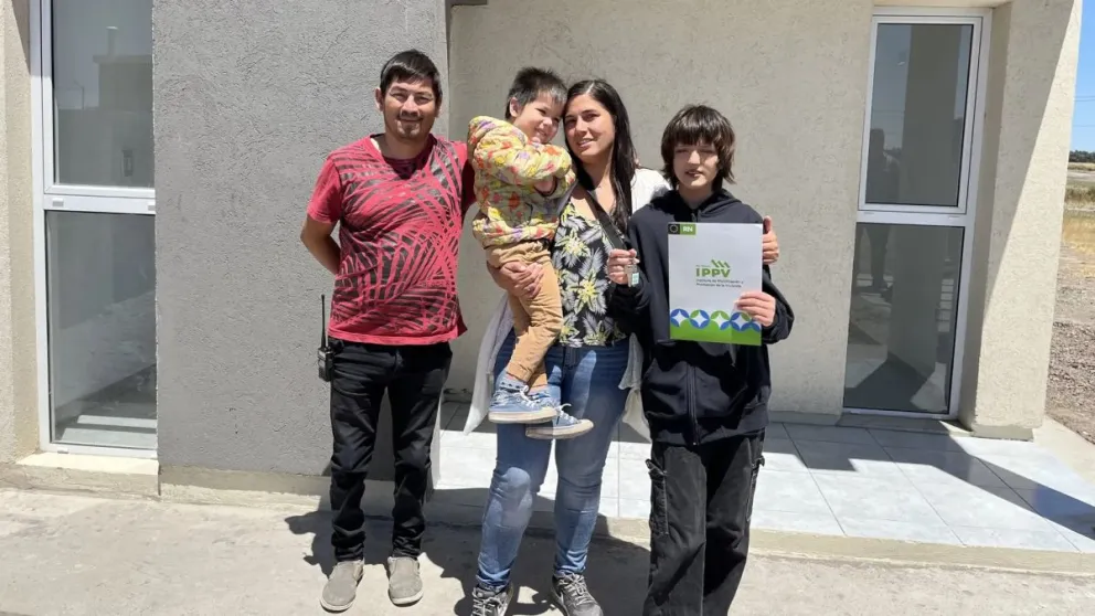 La familia Dell, de Viedma, y un final feliz para una historia llena de adversidades. 