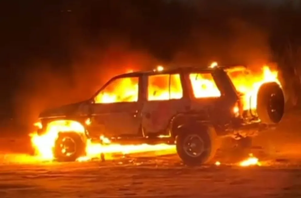 Una explosión y posterior incendio que dieron lugar a la destrucción total. Foto gentileza.