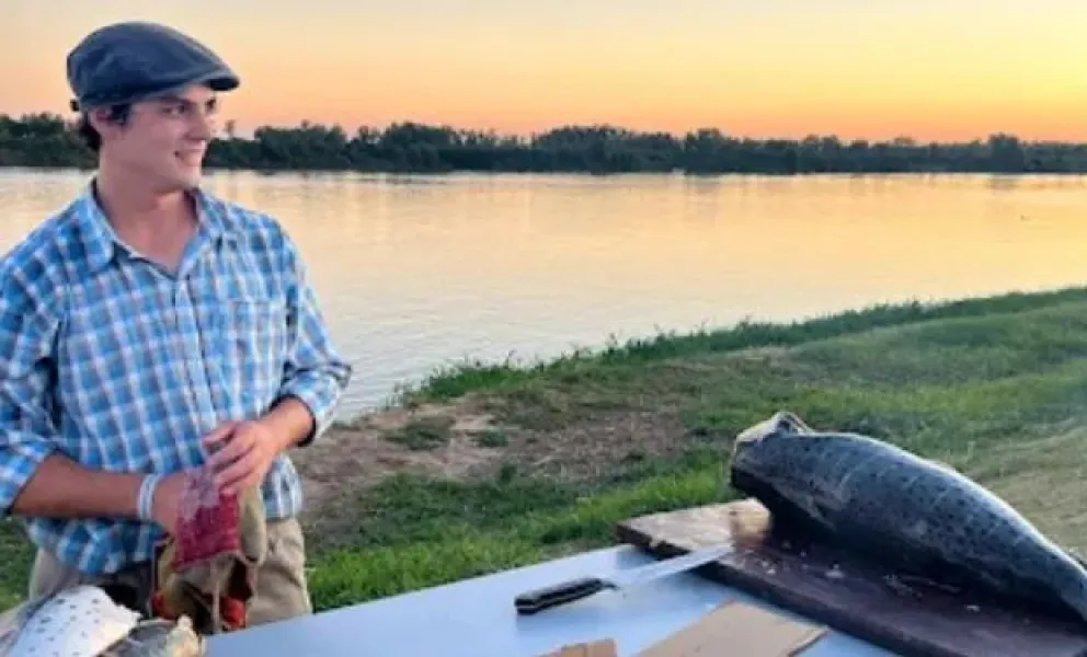 Elaboró una preparación con productos del mar y fuerte impronta regional. 