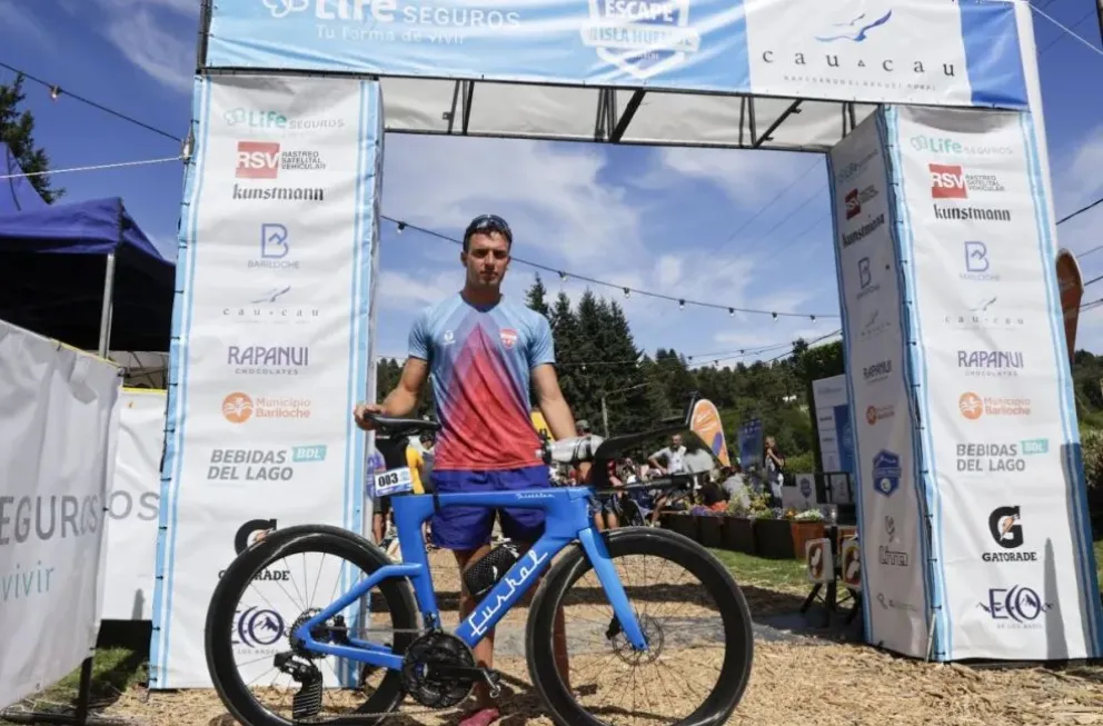 Matias Campi de Viedma se quedó con el primer puesto. Foto de Eugenia Neme. Diario El Cordillerano.