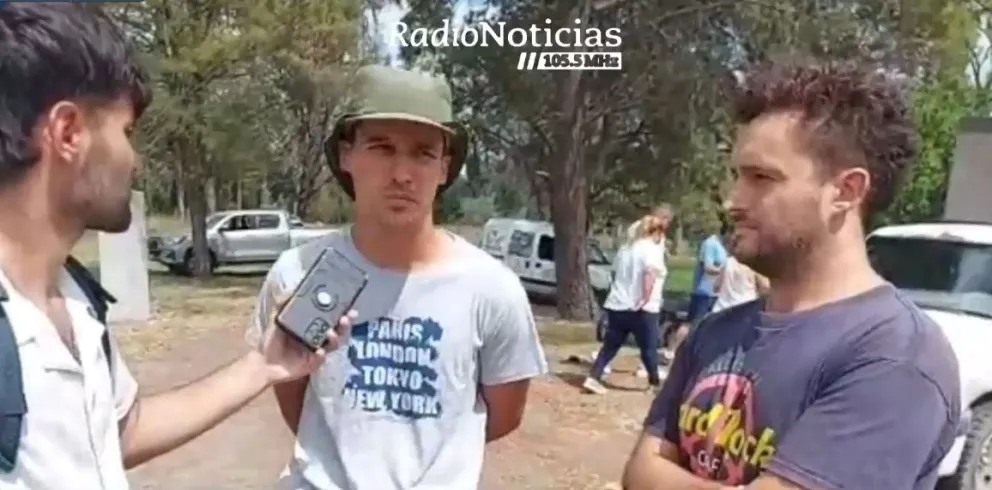 Los hermanos Santiago y Francisco Agregú.