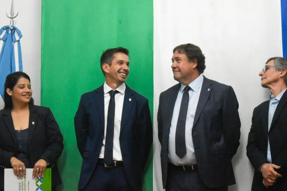 Agustín Ríos asumió como nuevo ministro de Gobierno. Fotos: Vanesa Schwemmler
