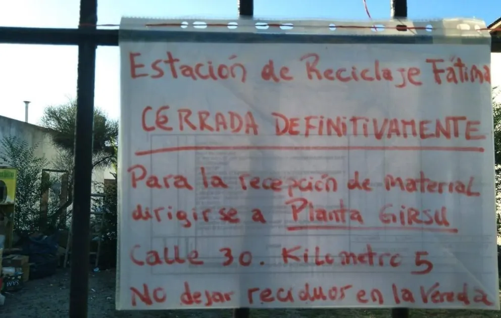 Funcionaba en el terreno de la capilla del barrio Fátima.