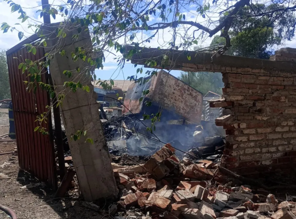 Rápida actuación de bomberos.