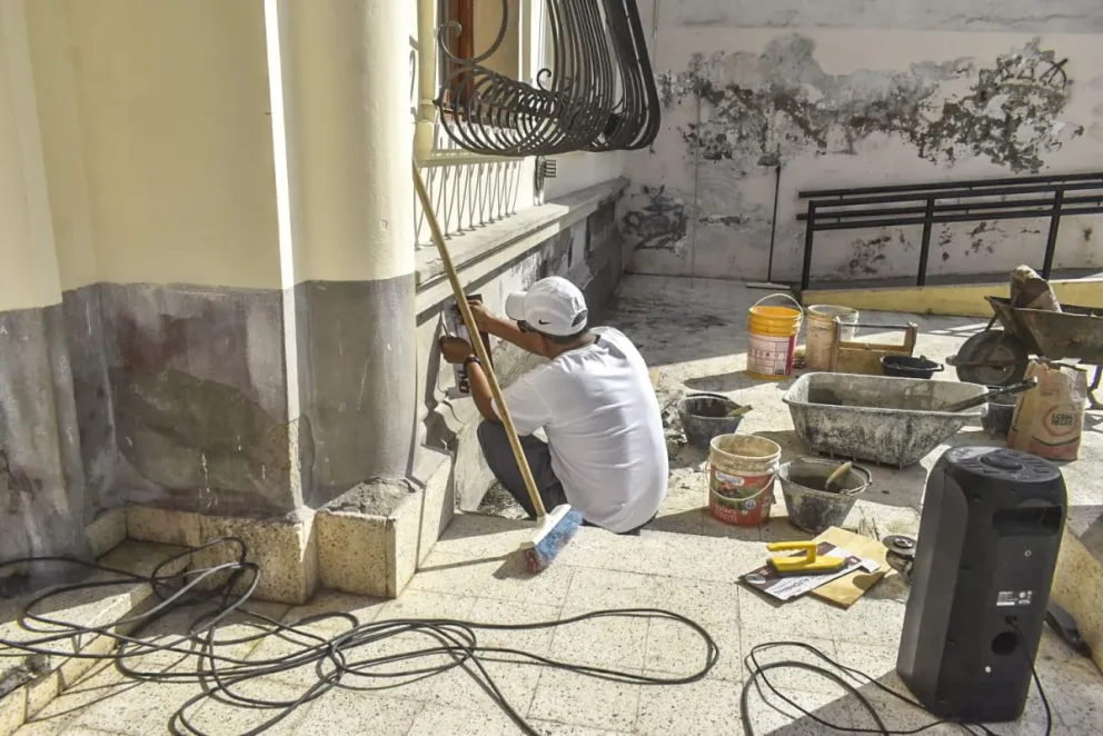 Desde el lunes, comenzaron los trabajos de la segunda etapa Foto: Vanesa Schwemmler