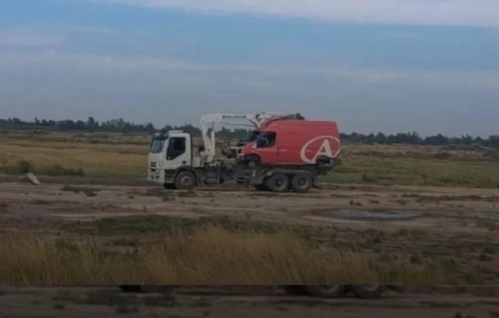 El vehículo fue removido en las últimas horas. 
