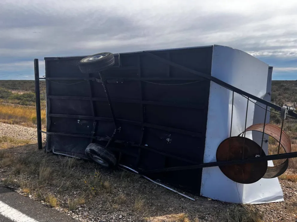 Accidente en la Ruta 250. Foto: Radio Municipal 96.5.