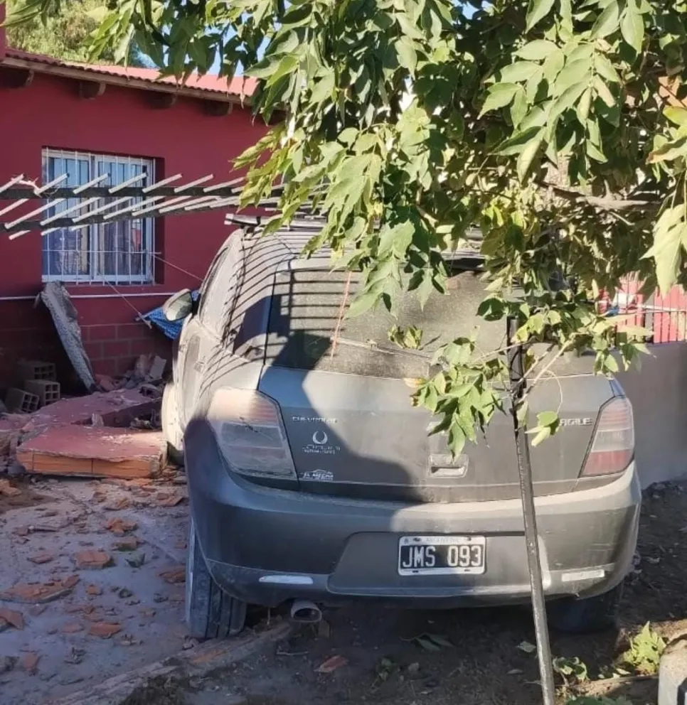 Accidente que alteró la tranquilidad en San Antonio Oeste. 