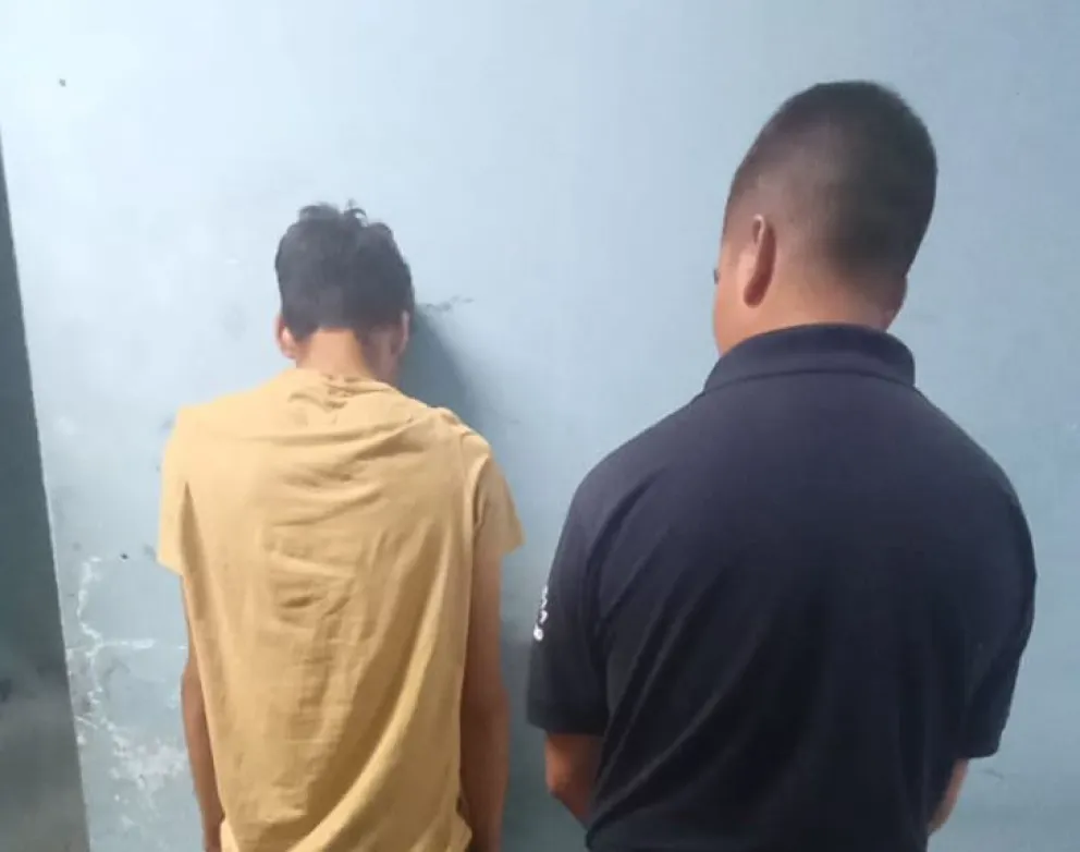 Un bahiense adentro. Foto gentileza.