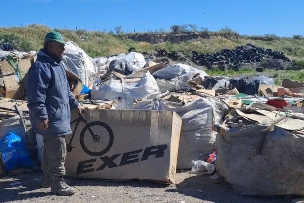 Desde el año 2021 los recuperadores urbanos trabajan en "la escombrera".