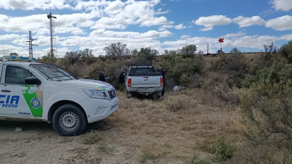 El vehículo fue recuperado en la pista de motocross.