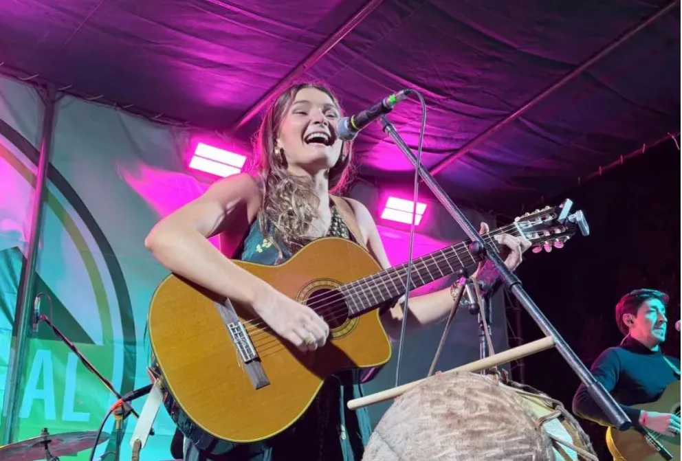 Una forma de ser que enamoró al público del Festival Rural de la Patagonia (fotos gentileza).