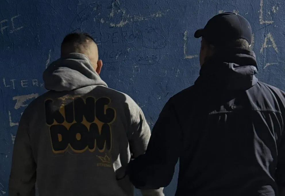 El agresivo sujeto quedó adentro por cuatro meses porque pesaba sobre él, un pedido de captura. Foto gentileza.