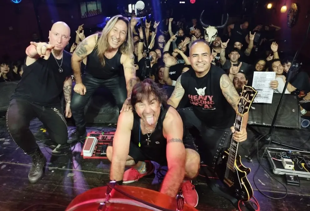 La legandaria banda de metal pesado Vórax llega a Viedma este fin de semana.