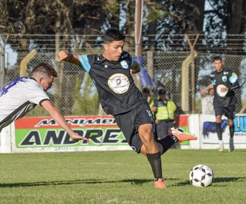 Gol de Cañumil en la final del Oficial. 