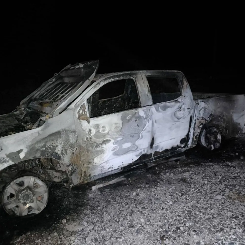 Quedó el vehículo totalmente destruido.