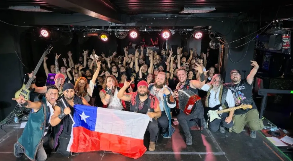 El aplauso del público trasandino confirmaron el gran momento que atraviesa la banda.