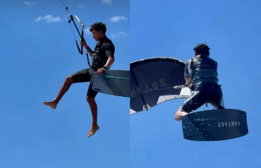 "La energía que te da este lugar es increíble", dijo el reconocido deportista.