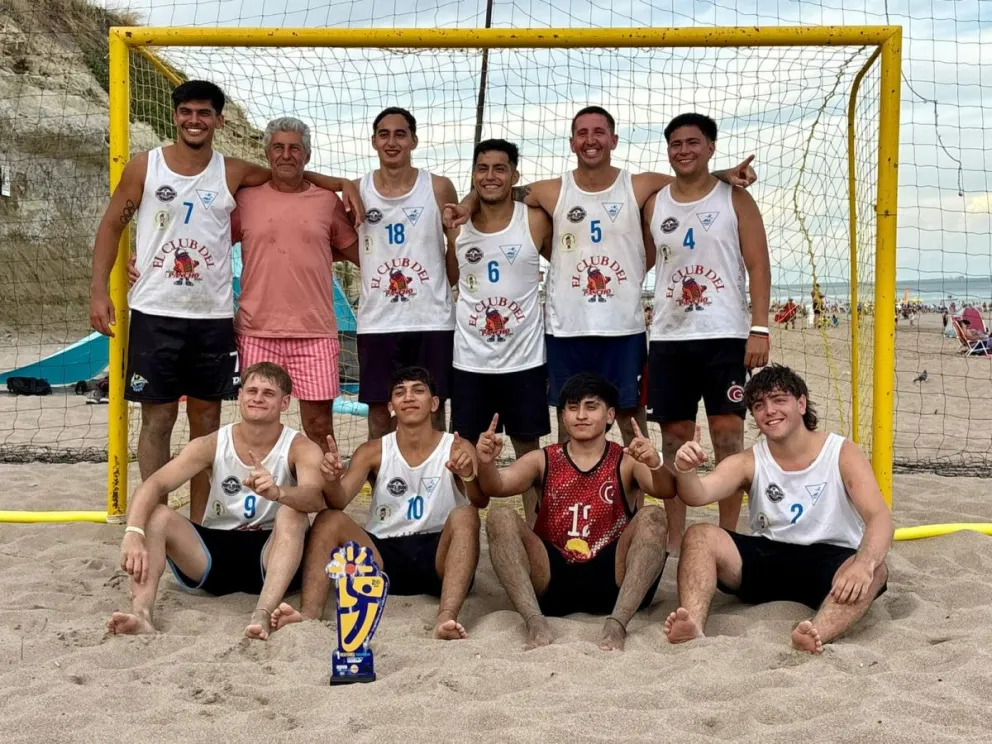 Sunami campeón del beach en Las Grutas. Foto: gentileza. 