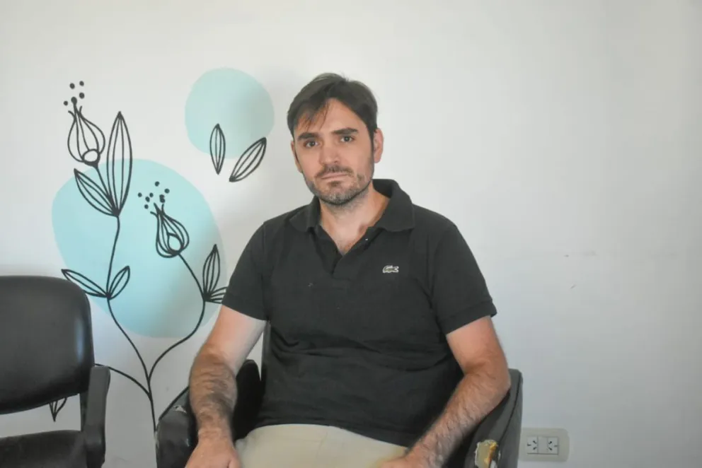 El médico especialista en psiquiatría y salud mental, Maximiliano Pergamo. Foto: Vanesa Schwemmler