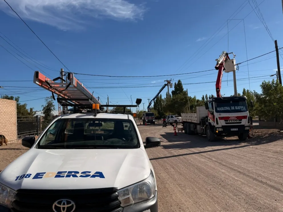 Se evitará un fallo masivo cuando haya inconvenientes en Sierra Colorada, según la empresa Edersa. 