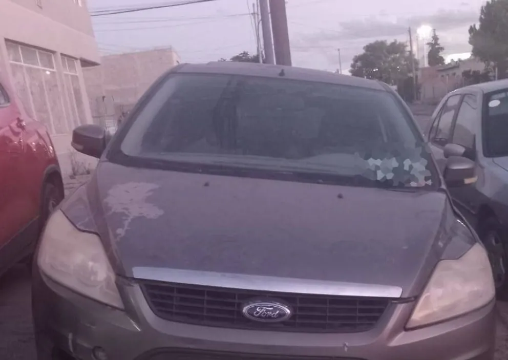 El Focus estacionado y abandonado. Foto gentileza