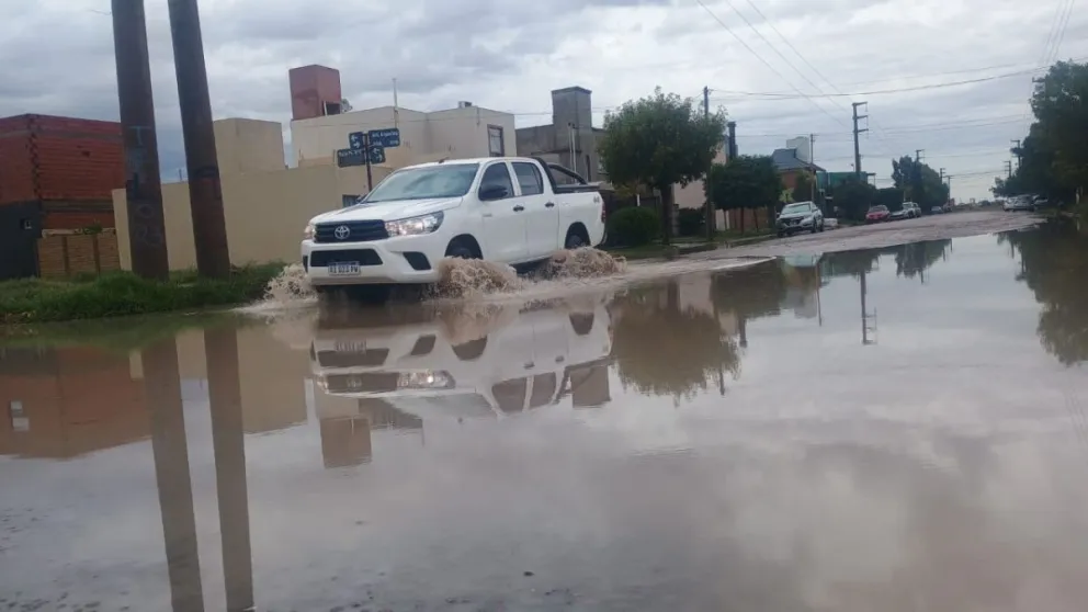Probabilidad de precipitaciones intensas, ráfagas, granizo y actividad eléctrica. Foto: Vanesa Schwemmler.