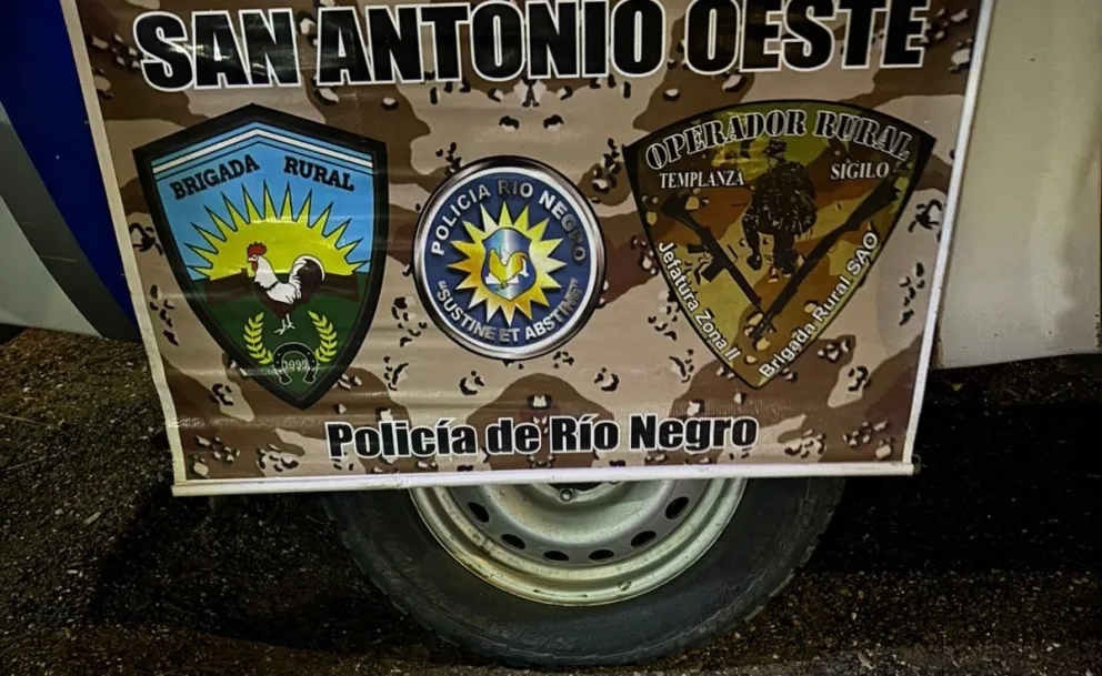 Gran operativo de control de la Brigada Rural de San Antonio Oeste. 