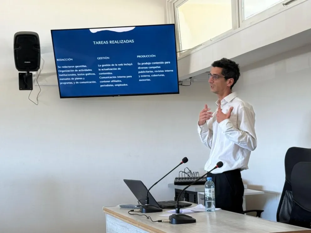 El flamante licenciado Facundo Iriarte brindó detalles de su pasantía en Ipross. 