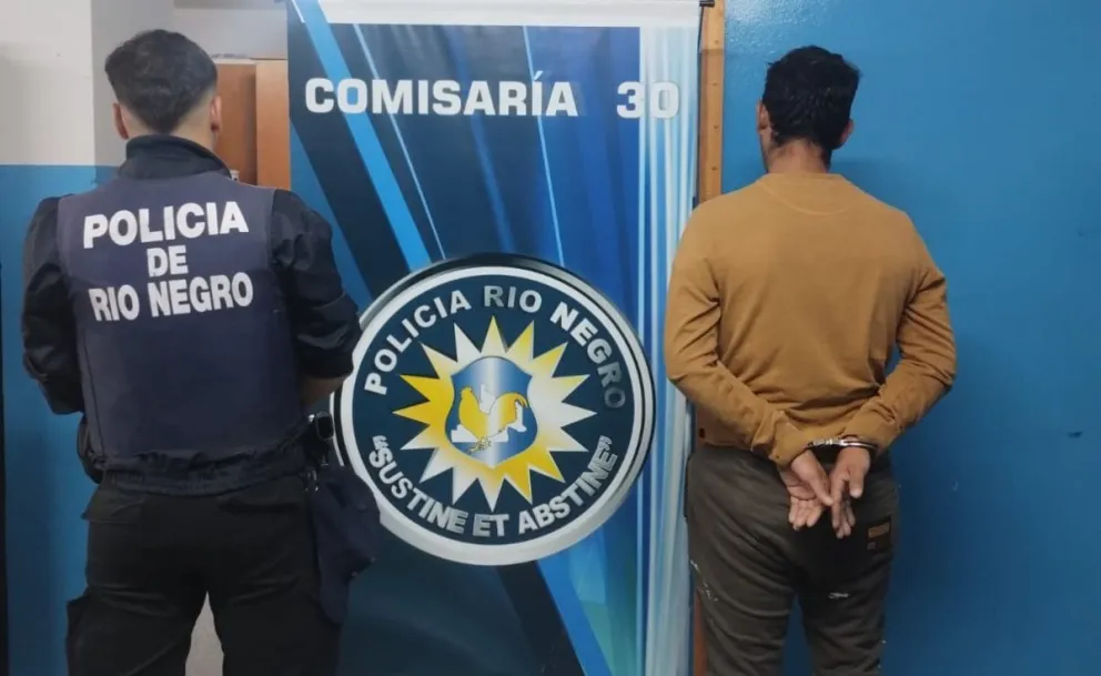 Lo identificaron en un patrullaje de rutina en la calle Aceto.