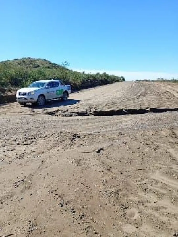 varios tramos de rutas provinciales que ameritan una circulación con cuidado. Foto: gentileza.