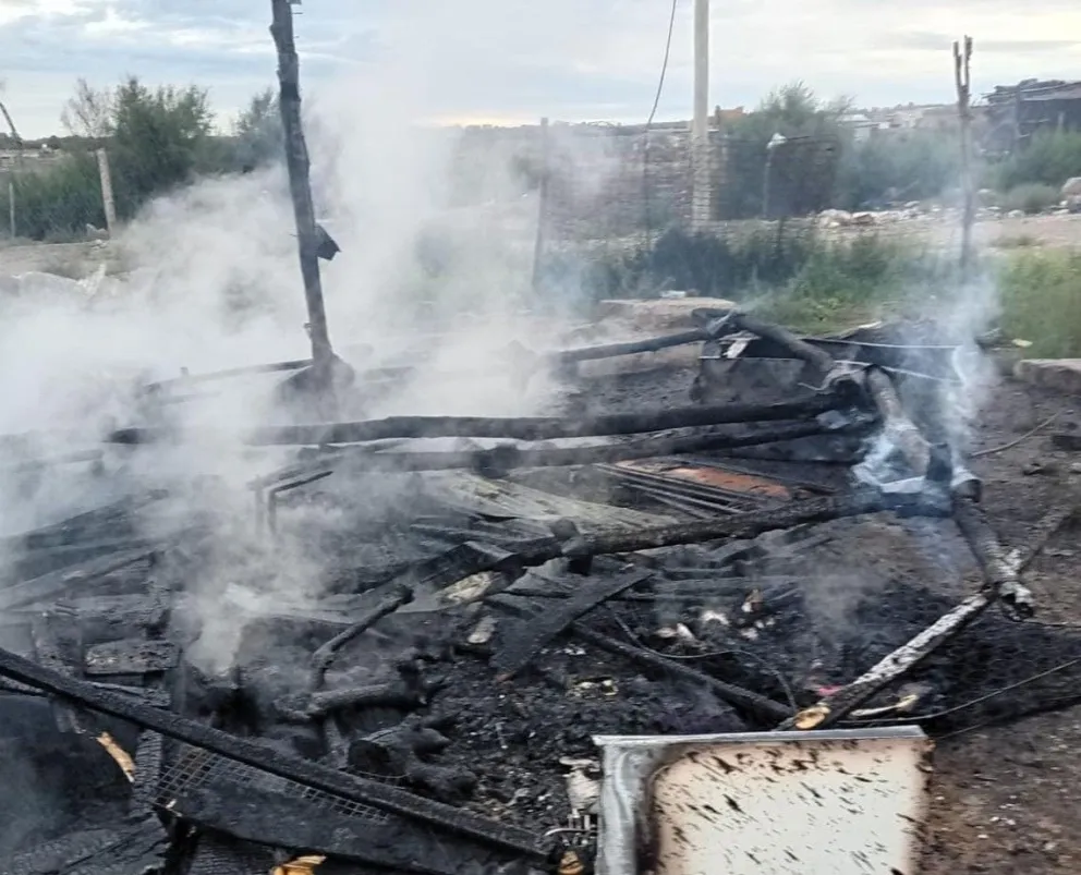 El lugar fue completamente destruido por el siniestro. 