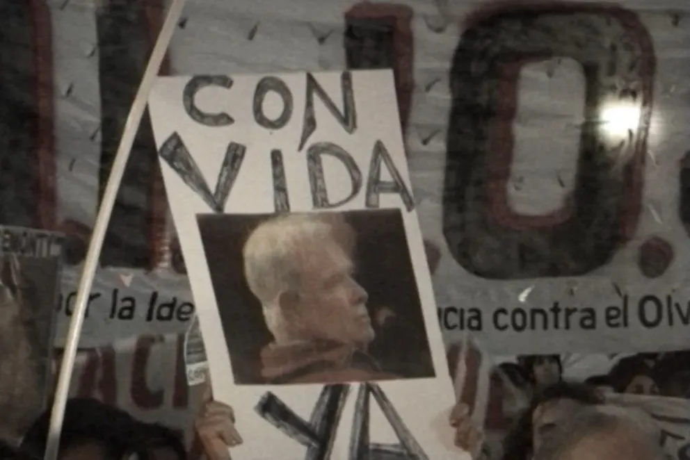 Documental de un viedmense que narra la segunda desaparición de Jorge Julio López. Fotos: tráiler de "López, el hombre que desapareció dos veces". 