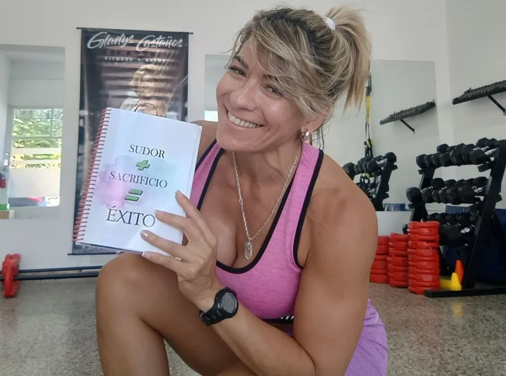 Una fórmula que Gladys hizo su forma de vida: sudor, sacrificio y éxito.