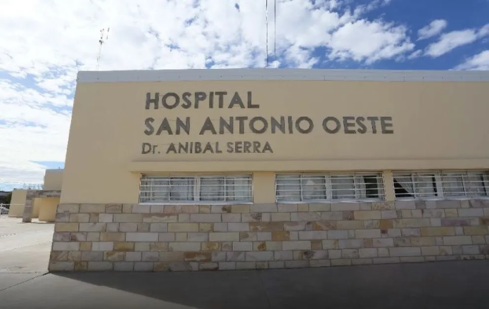 La primera intervención fue en el hospital de San Antonio Oeste. Foto Informativo Hoy. 