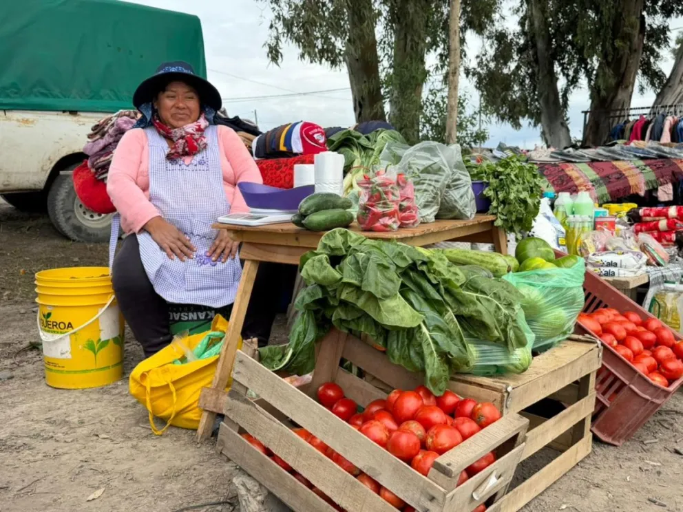 Desde las 8:00 horas ya se pueden ver algunos puestos. Fotos: Gentileza. 