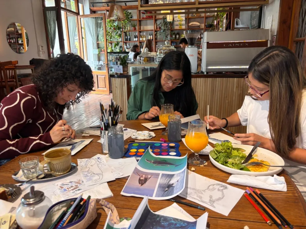 La actividad se realizó en Viedma. Fotos: Fundación Por El Mar.