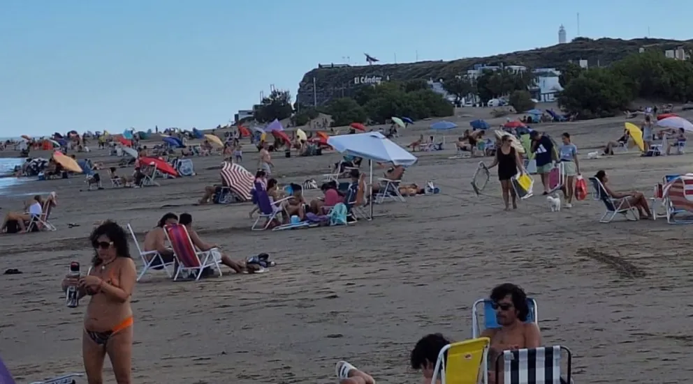 La orilla de la villa marítima viedmense. Foto gentileza.