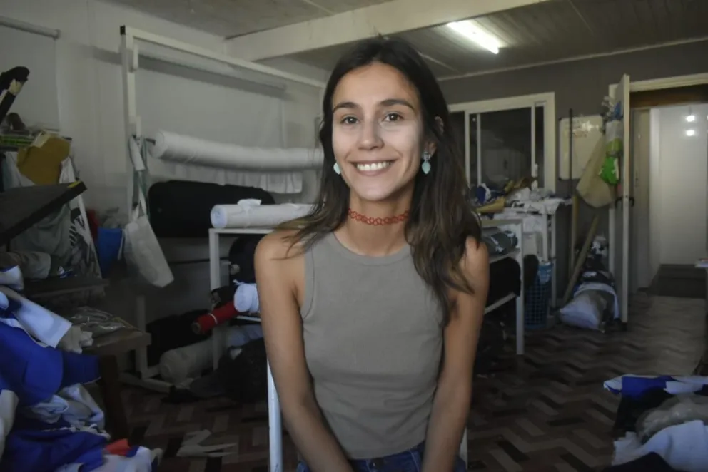 Luisina Linares, la primera niña que nació en Viedma el 1 de abril de 1996. Foto: Vanesa Schwemmler para NoticiasNet.