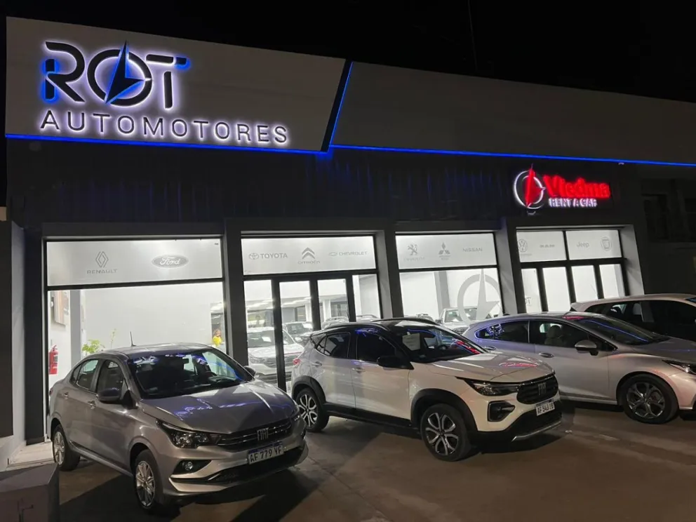 La concesionaria Rot Automotores recibe a sus clientes en la calle Caseros 1377. Foto: gentileza