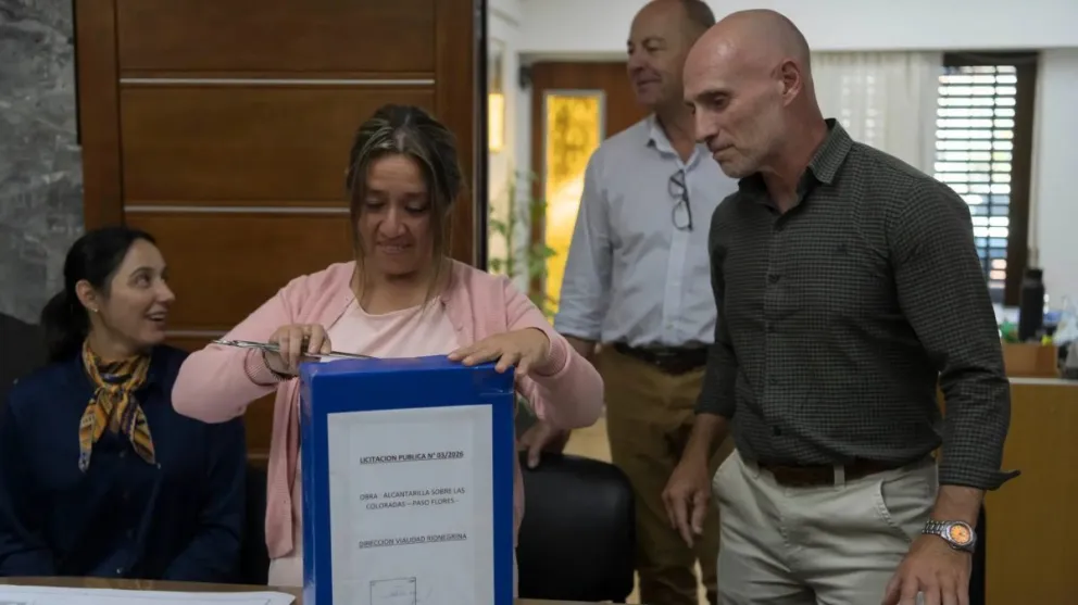 La obra busca asegurar un acceso más seguro y previsible. Foto: Gobierno de Rio Negro.