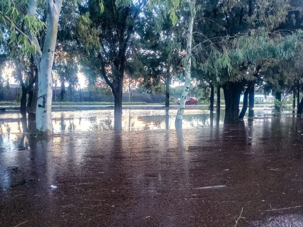 Algunos sectores de la ciudad siguen con complicaciones - Fotos Vanesa Schwemmler.