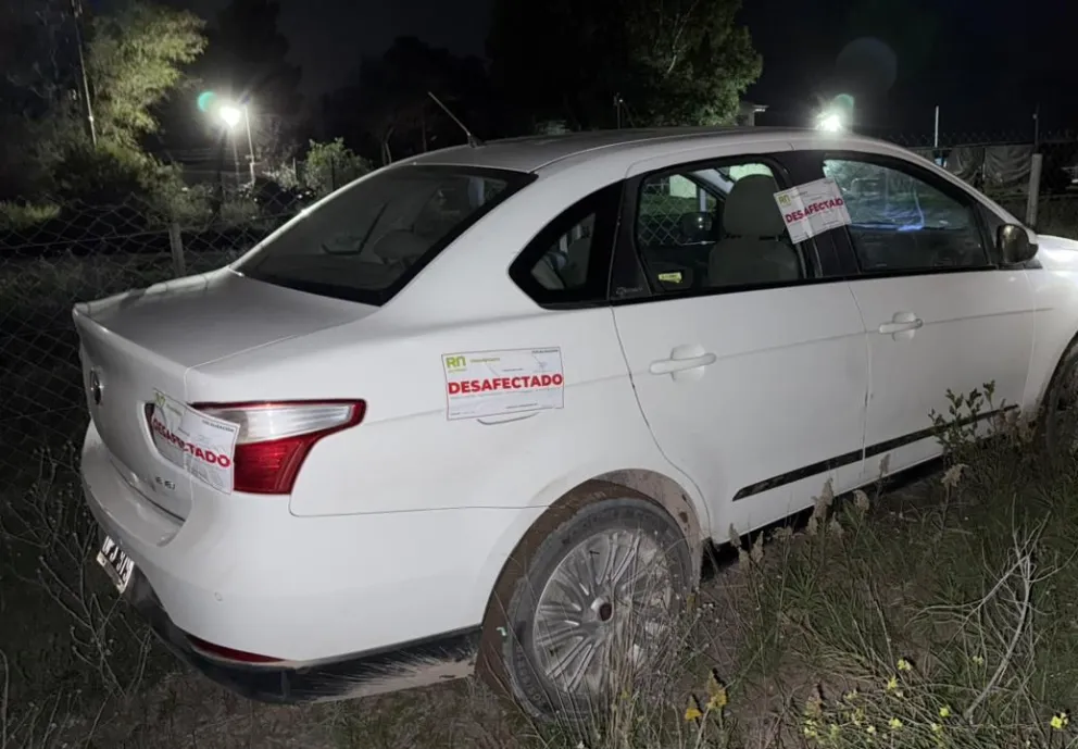 El "taxi" involucrado. Foto gentileza.