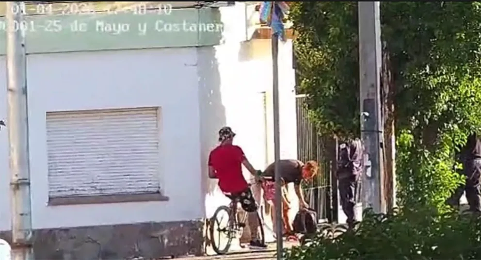 Las cámaras de seguridad fueron determinantes para capturar a los hombres a plena luz del día.