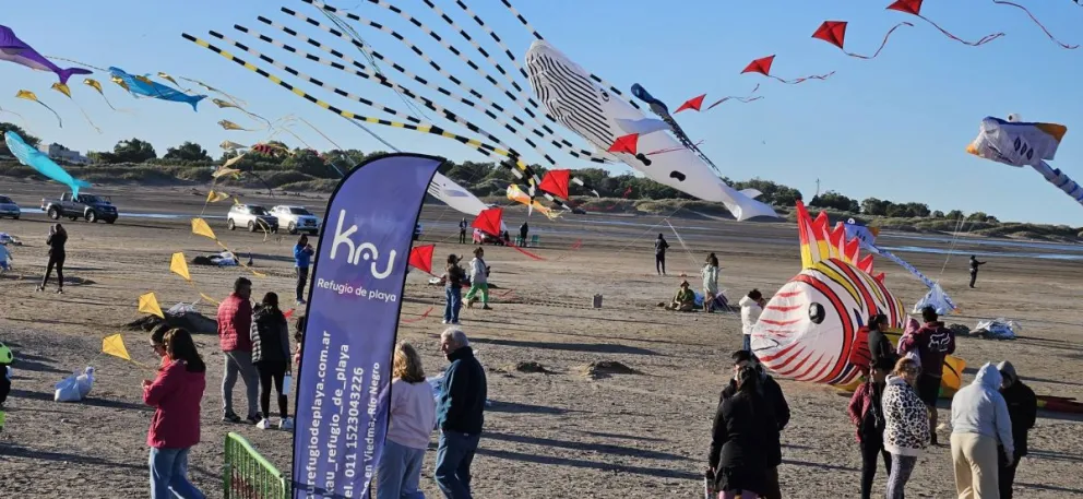 El Festival de Viento fue uno de los atractivos del fin de semana largo en El Cóndor. 