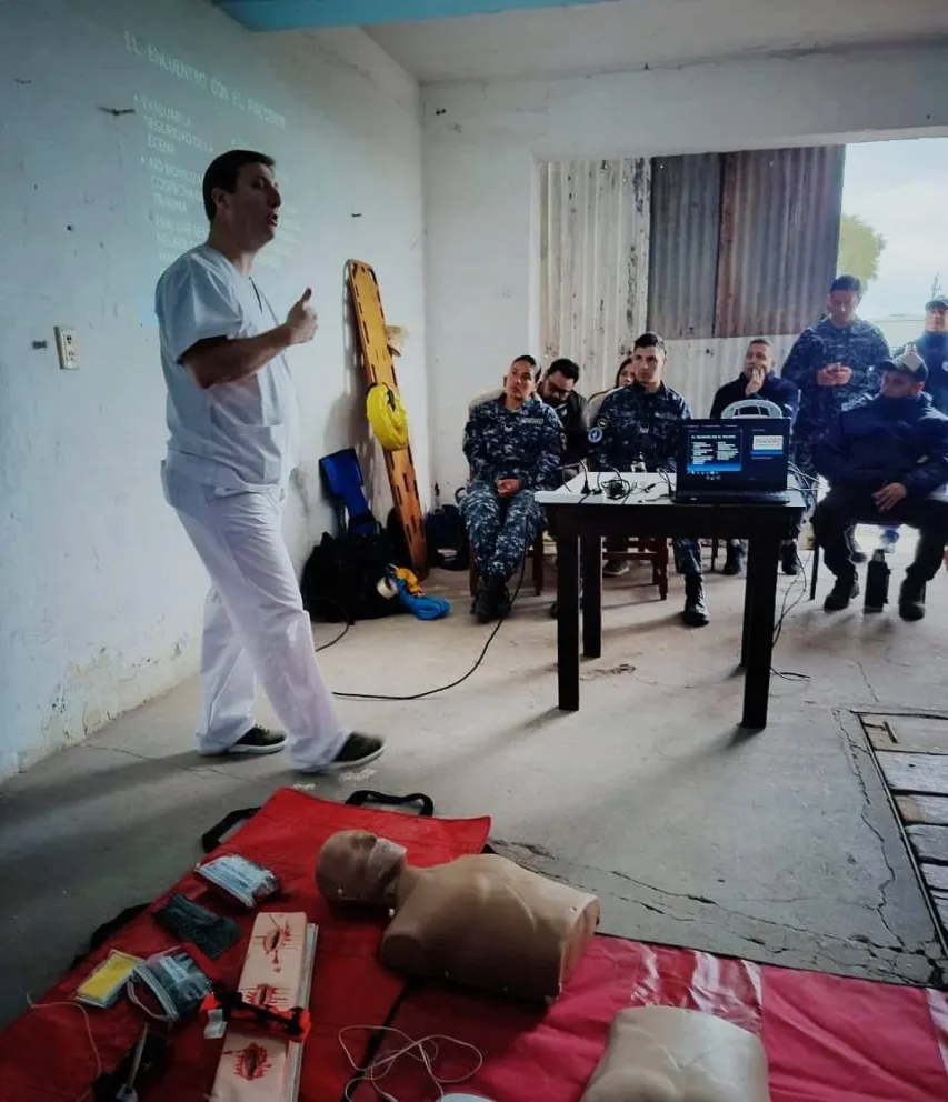 Durante dos días se capacitó al personal. Foto: Gentileza.