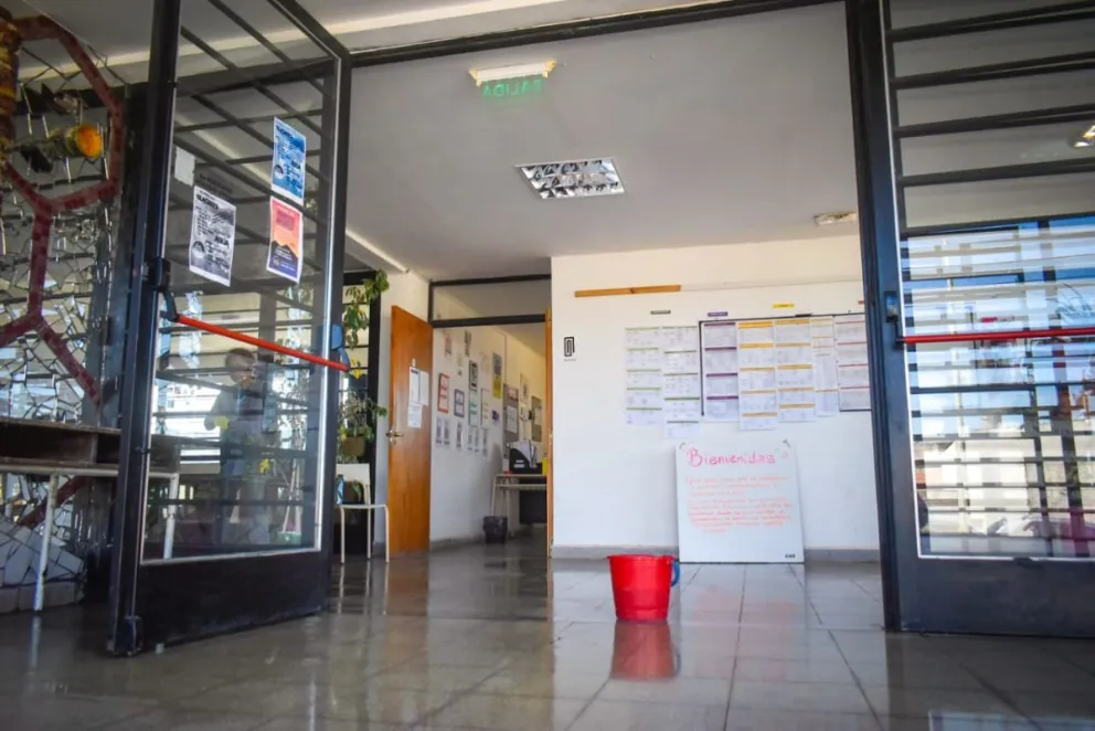 Cierran las puertas por 48 horas y no se descarta que el servicio educativo pueda retomarse el lunes. Foto archivo.