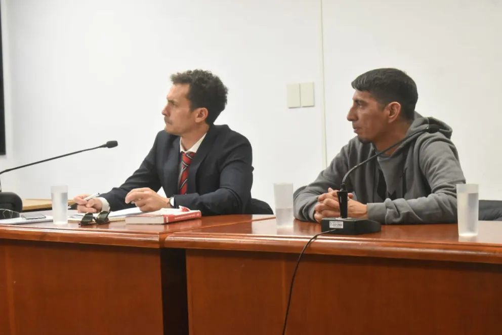 Alexis Núñez, uno de los imputados y sospechados por la muerte dudosa de su amigo Cristian Vivanco. Fotos NoticiasNet. 